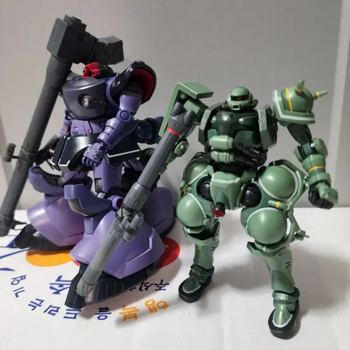 [BUNJANG] HG Zaku II 2-Type Bundle Set / Hg 지쿠악스 돔 + 자쿠 2종 일괄