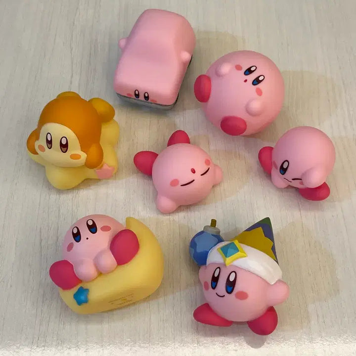 [BUNJANG] CU Kirby Friends 3 Figure Set (7 Types) / CU 씨유 커비프렌즈3 피규어 7종 일괄
