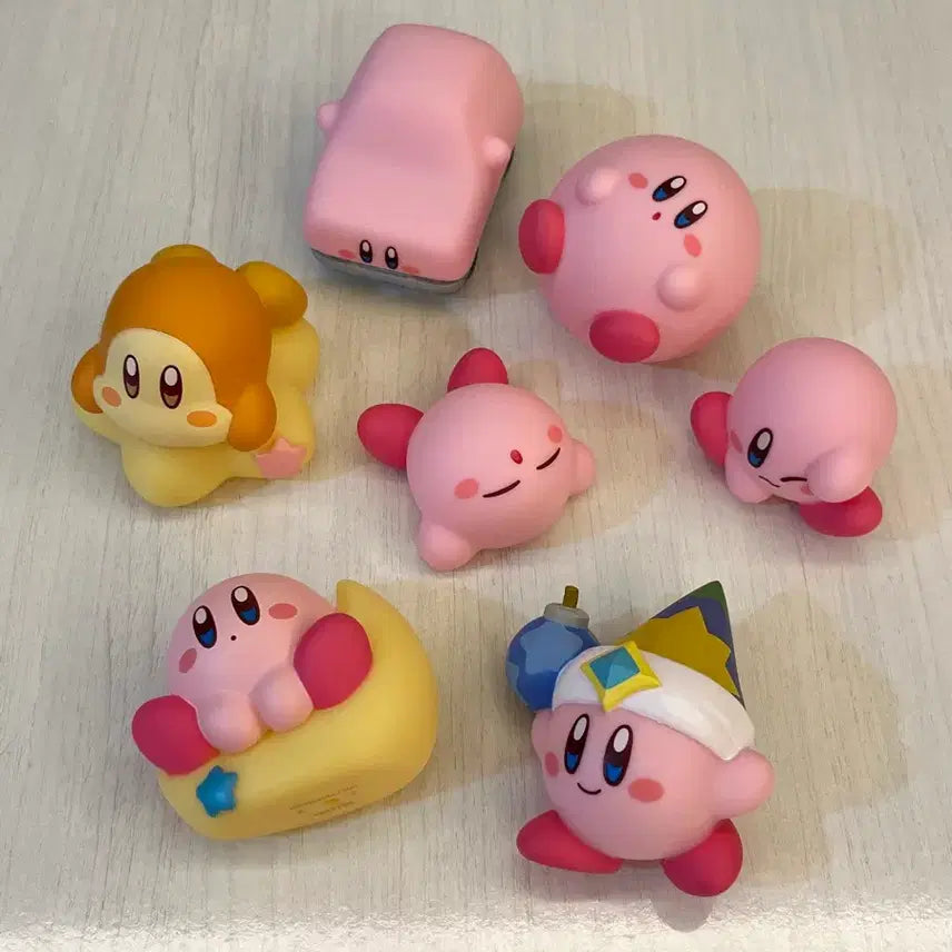 [BUNJANG] CU Kirby Friends 3 Figure Set (7 Types) / CU 씨유 커비프렌즈3 피규어 7종 일괄