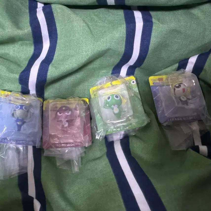 [BUNJANG] Keroro Platoon Mini Figure 4 Types Bundle Set / 케로로 가챠 미니 피규어 4종 일괄 판매합니다
