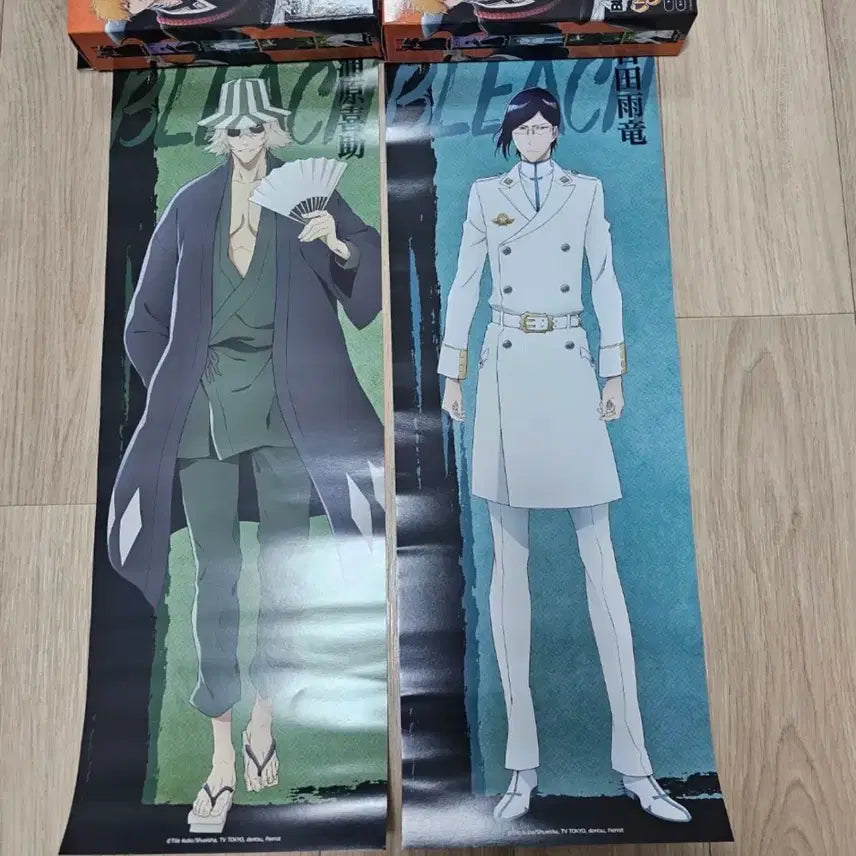 [BUNJANG] Bleach Collaboration Cafe Poster Bundle (Urahara Kisuke + Ishida Uryu) / [일괄] 블리치 콜라보 카페 포스터 우라하라 + 우류
