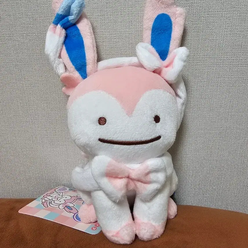 [BUNJANG] Ditto Transformation Sylveon Plush / 메타몽 변신 님피아 봉제인형 팝니다