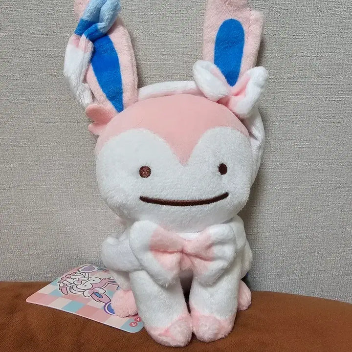 [BUNJANG] Ditto Transformation Sylveon Plush / 메타몽 변신 님피아 봉제인형 팝니다