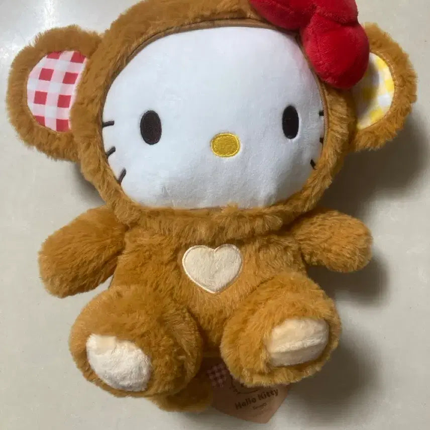 [BUNJANG] Hello Kitty Animal Costume Monkey Plush - Medium Size / 헬로키티 키티 애니멀 코스튬 중형 인형 원숭이