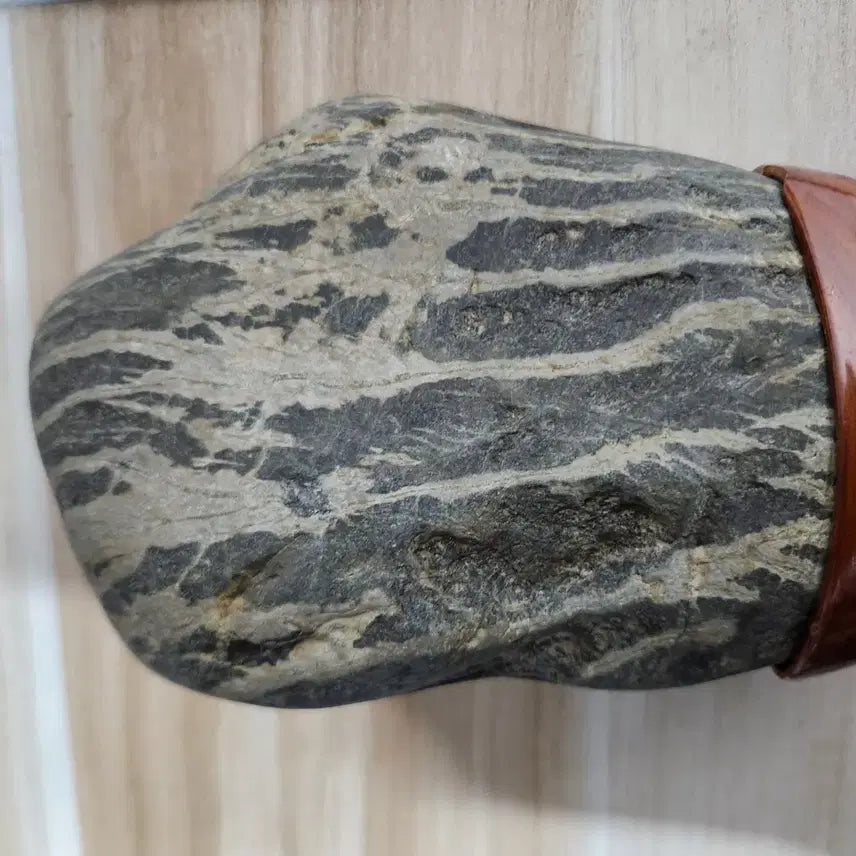 [BUNJANG] Rare Scholar Stone with Aquatic Plant Pattern / 수석 수초문양 수석입니다