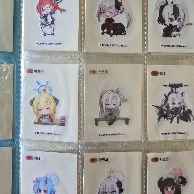 [BUNJANG] Blue Archive Ttibu Seal 1st Edition Complete Collection / 블루아카이브 띠부씰 1차 올컬렉