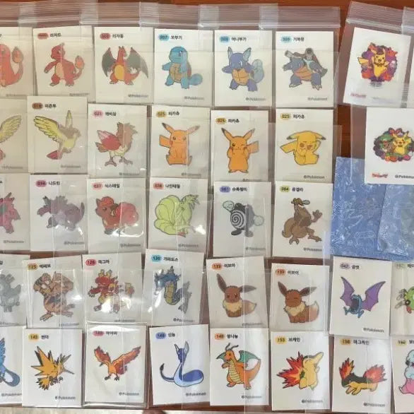 [BUNJANG] Pokemon Stickers 66 Types / 급처) 포켓몬 띠부실 66종