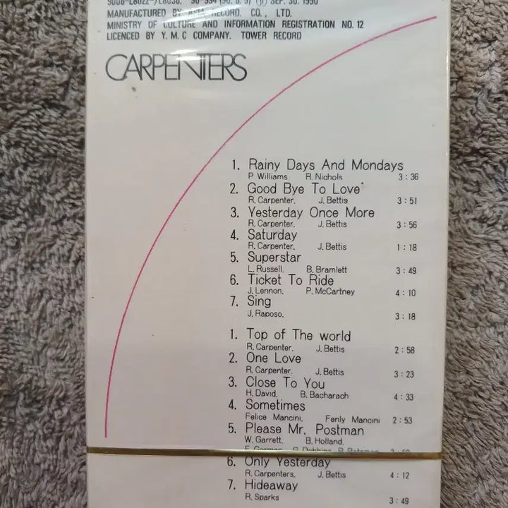 [BUNJANG] Carpenters Best Album CD / 카펜터스 베스트 앨범 CD
