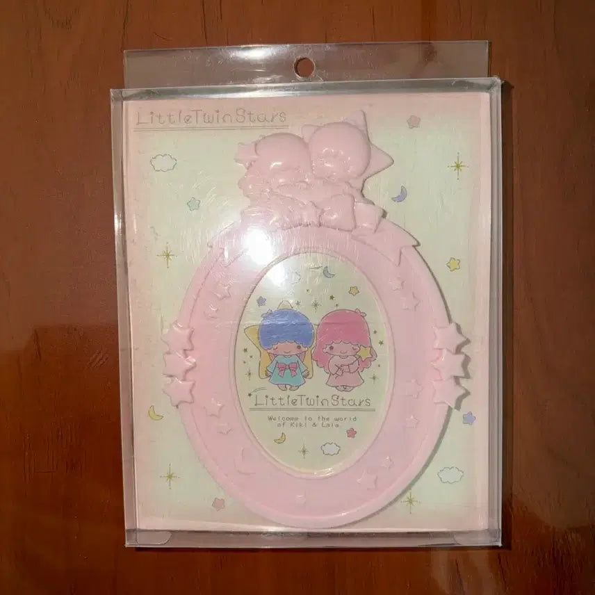 [BUNJANG] Little Twin Stars Pink Photo Frame / 리틀트윈스타 핑크 사진 액자 포토프레임