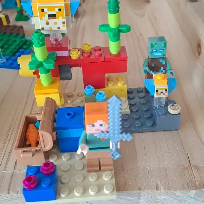 [BUNJANG] LEGO Minecraft 4 Types Set / 레고 마인크래프트 4종류