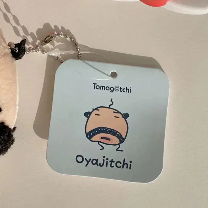 [BUNJANG] Tamagotchi Oyajitchi Plush Keychain / 타마고치 오야지치 인형키링