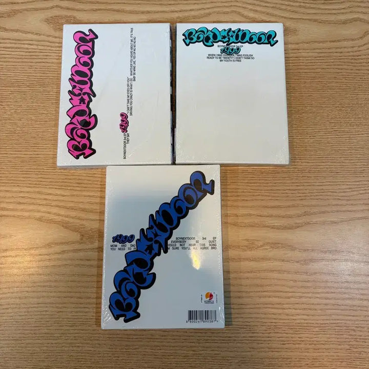 [BUNJANG] BOYNEXTDOOR 3 Album Set (Sealed) / 보넥도 19.99 미개봉 앨범 3종세트 케이스/비닐 뜯김 하자)