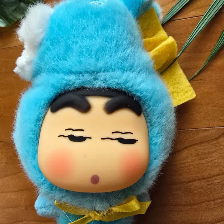 [BUNJANG] Crayon Shin-chan Donkey Costume Plush Keychain / (새상품) 당나귀 코스튬 짱구 인형 키링 키홀더