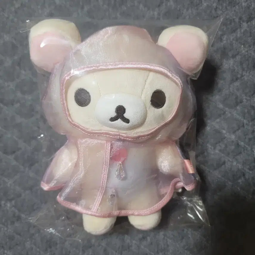 [BUNJANG] Korilakkuma Rainy Day Clear Raincoat Plush / 코리락쿠마 비온뒤맑음 우비 인형