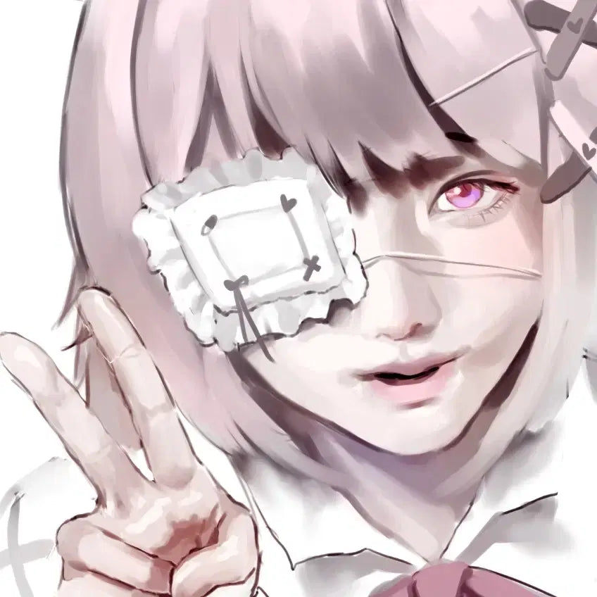 [BUNJANG] Custom Half-Body/Half-Realistic Art Commission / 반무테,반실사 커미션