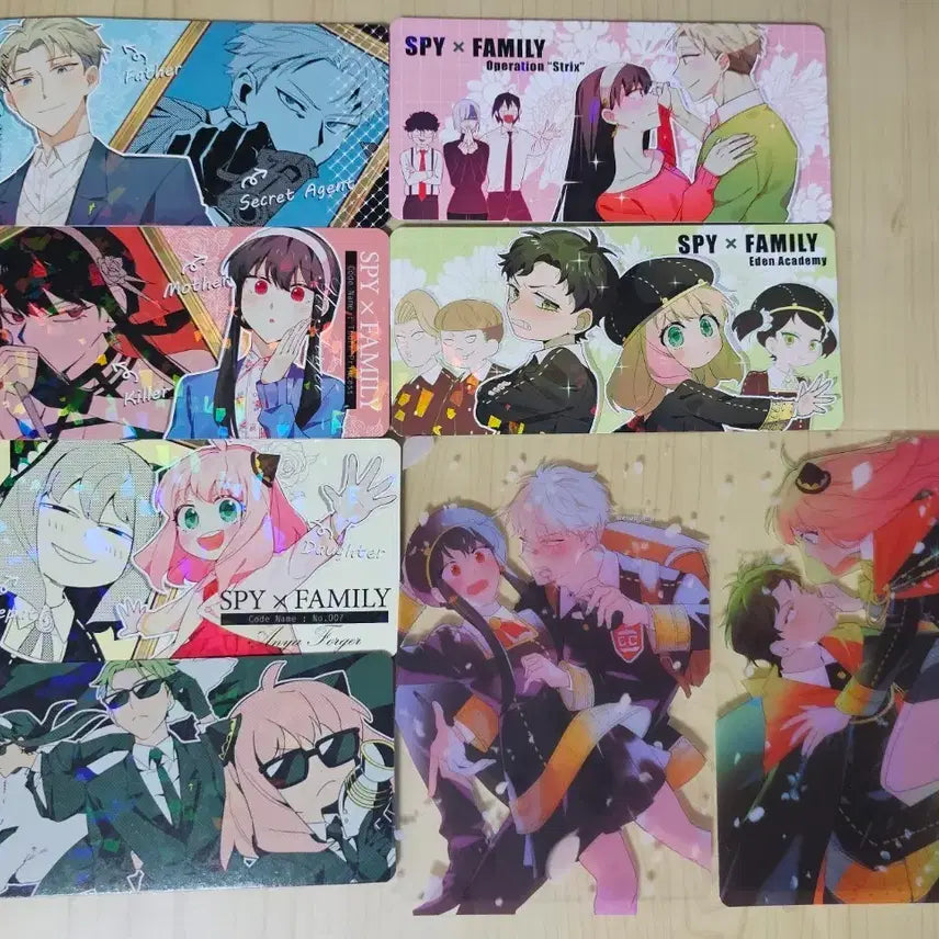 [BUNJANG] Spy x Family Unofficial Postcards Bundle Set / 스파패 스파이패밀리 비공굿 엽서 일괄로 팝니다