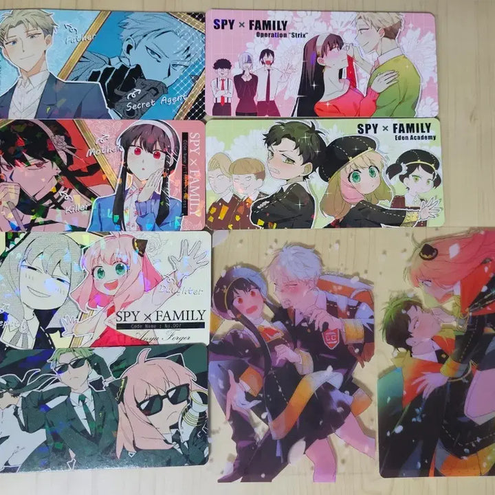 [BUNJANG] Spy x Family Unofficial Postcards Bundle Set / 스파패 스파이패밀리 비공굿 엽서 일괄로 팝니다
