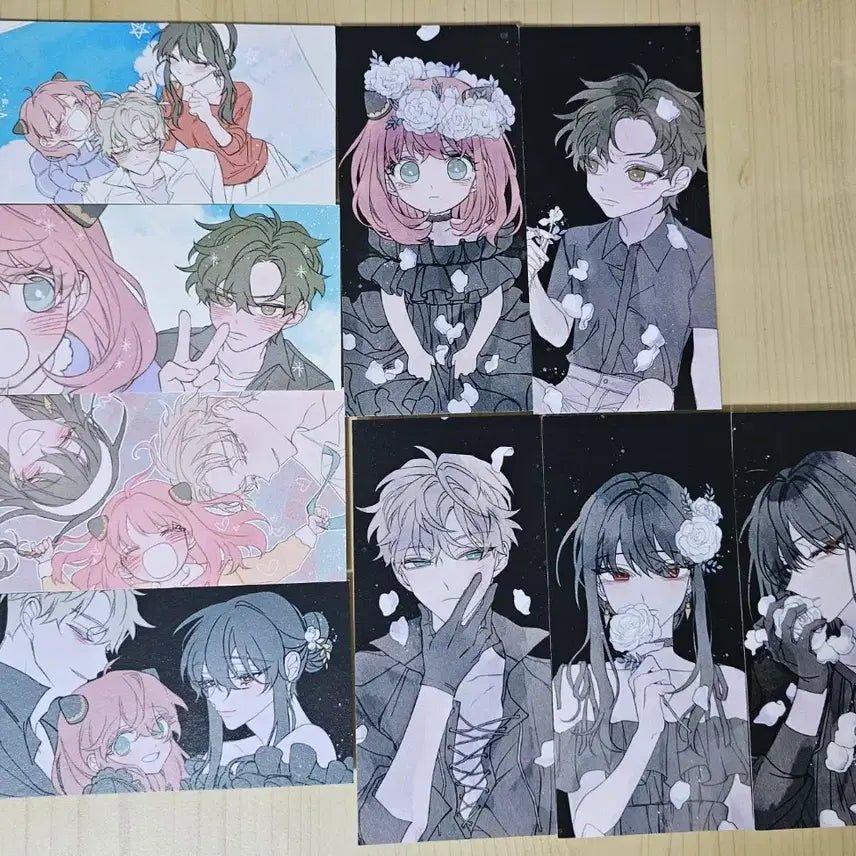 [BUNJANG] Spy x Family Unofficial Postcards Bundle Set / 스파패 스파이패밀리 비공굿 엽서 일괄로 팝니다