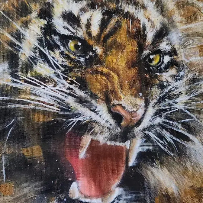 [BUNJANG] Original Oil Painting - Tiger / 호랑이   유화
