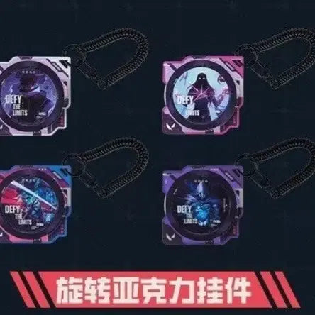 [BUNJANG] Valorant Jett Rotating Acrylic Standee / 발로란트 빌리빌리굿즈 회전아크릴 클로브