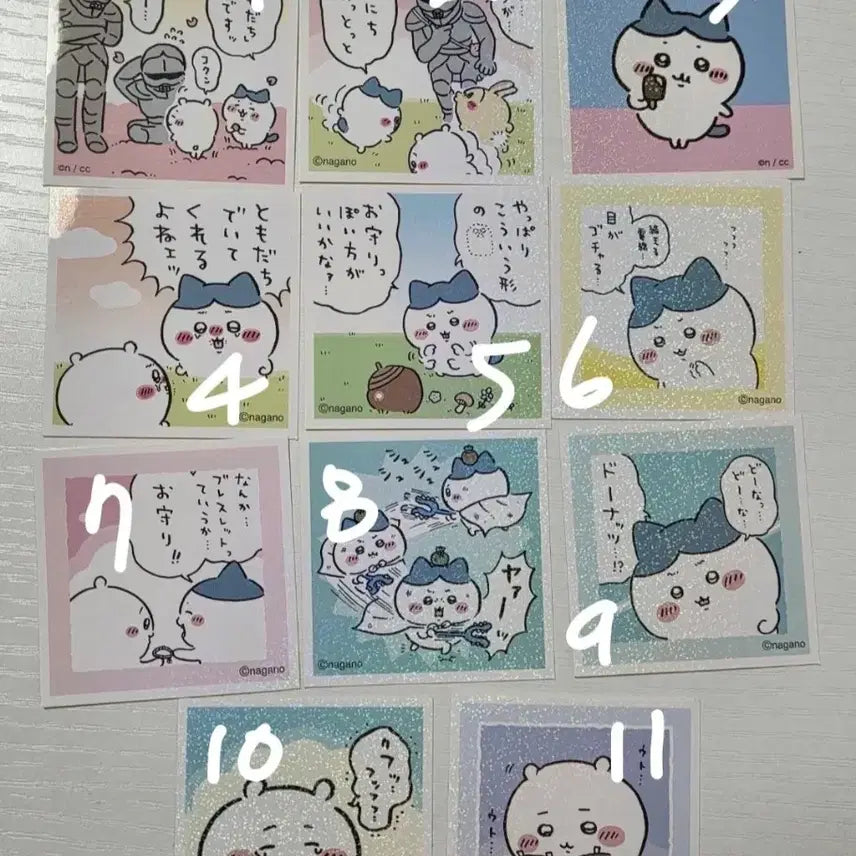 [BUNJANG] Chiikawa Seal Sticker / 치이카와 씰스티커