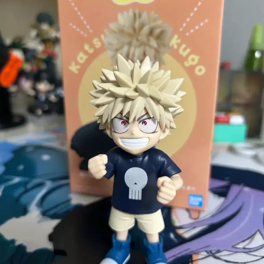 [BUNJANG] My Hero Academia Katsuki Bakugo Chibi Plush / (택포 3.0) 나히아 바쿠고 치아피코 피규어