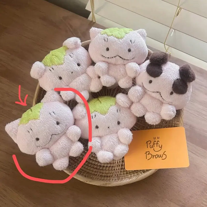 [BUNJANG] PuffyBrows Handmade Stuffed Doll Cherry Blossom Ver. / 퍼피브라우즈 puffybrows 핸드메이드 인형 수제인형