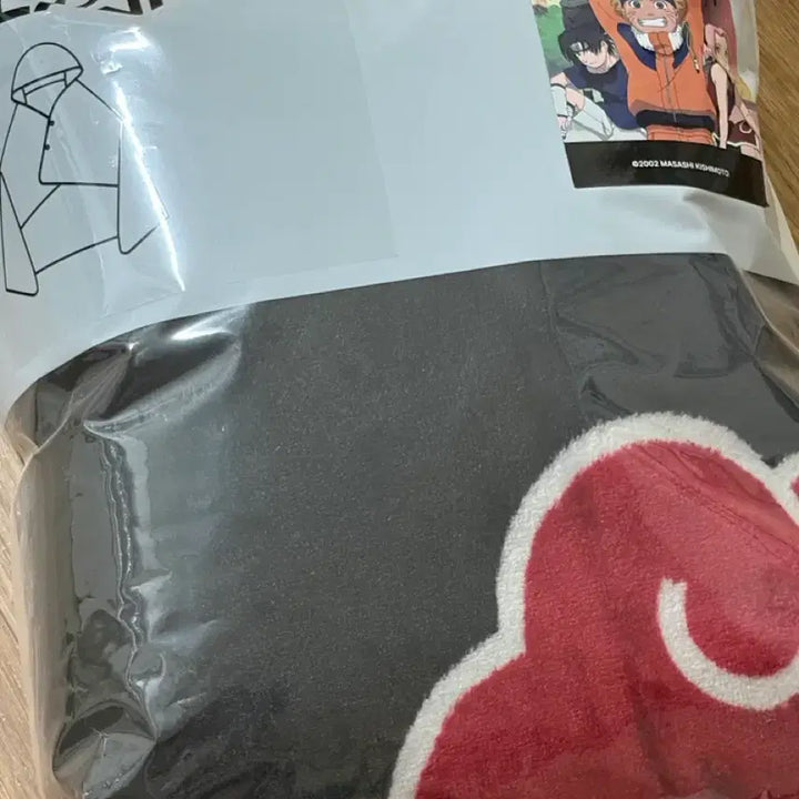 [BUNJANG] Naruto Akatsuki Cloak Blanket (Sealed) / 나루토 아카츠키 담요(미개봉/현물)