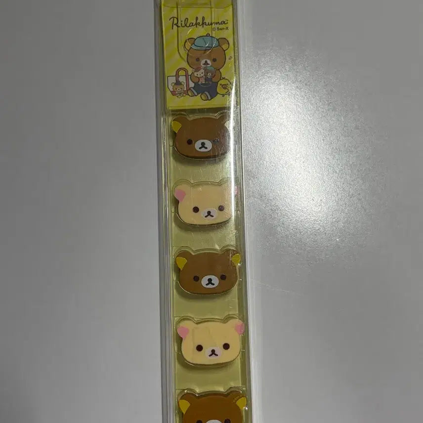 [BUNJANG] Rilakkuma &amp; Korilakkuma Eraser Set (5 pcs) / 리락쿠마 코리락쿠마 지우개 5개세트