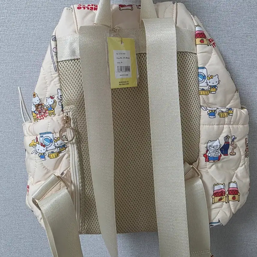 [BUNJANG] ACCOMMODE Sanrio Hello Kitty Quilted Backpack / 키티 퀼팅배낭 ACCOMMODE 아코모데 Sanrio 키티 가방