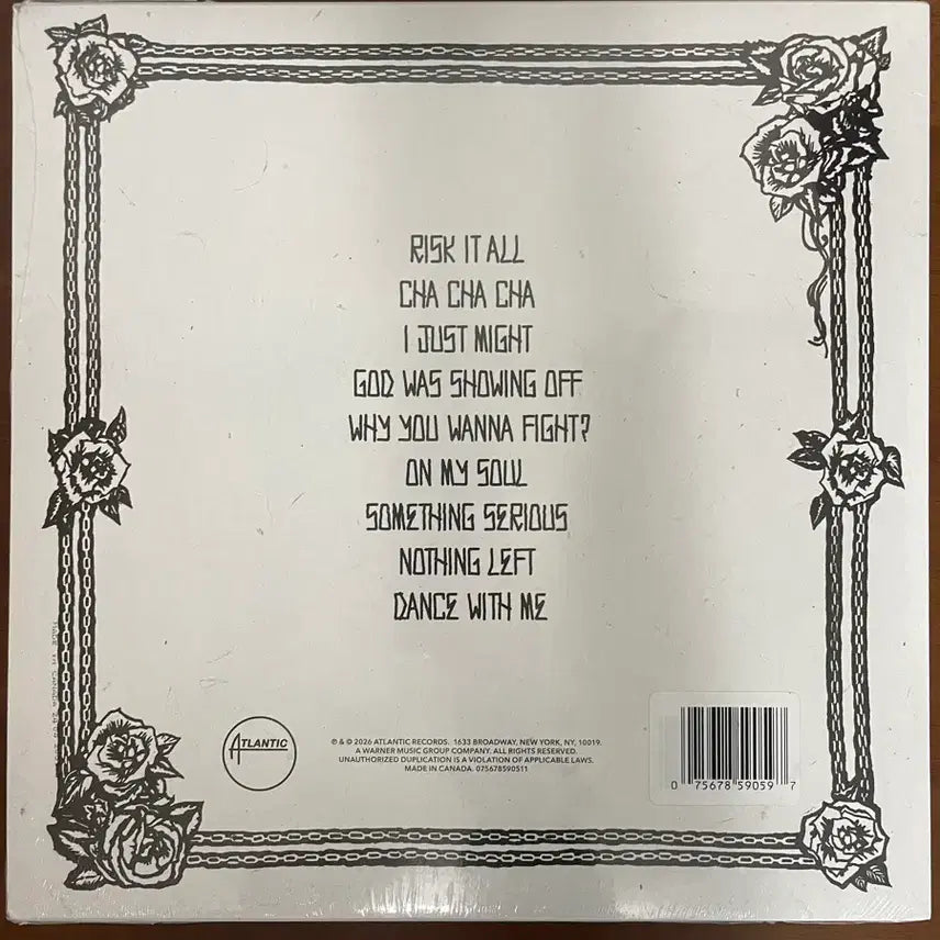 [BUNJANG] Bruno Mars The Romantic LP White Color Vinyl / 브루노마스 lp the romantic