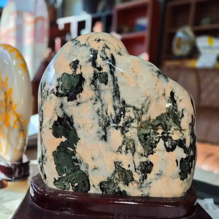 [BUNJANG] Seonghae Chilseok Jade Stone Ornament / 청해칠색석 옥돌 장식품