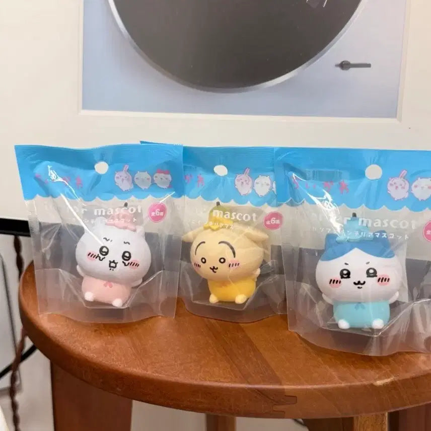 [BUNJANG] Chiikawa Soft Interior Mascot 3-Piece Set / 치이카와 소프트 인테리어 마스코트 3종 세트