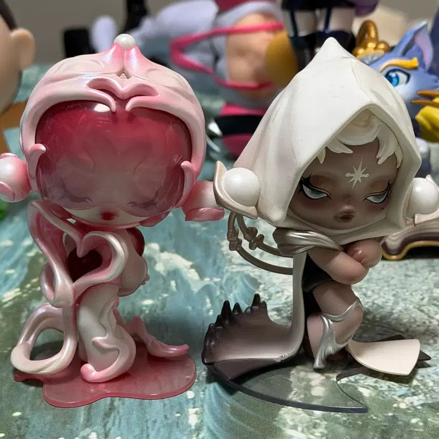 [BUNJANG] Skullpanda Figure Bundle Set (4 Types) / ( 4종 일괄, 단순전시 ) 팝마트 스컬판다 피규어 일괄 판매합니다