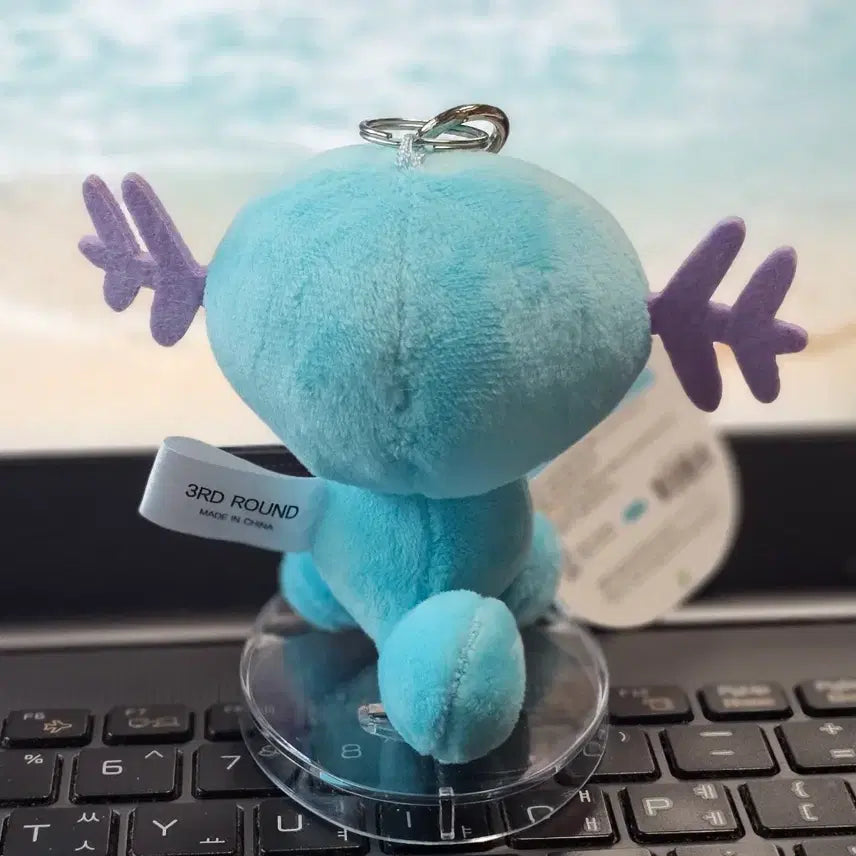 [BUNJANG] Wooper Plush Keychain / 포켓몬스터 우파 인형 키링