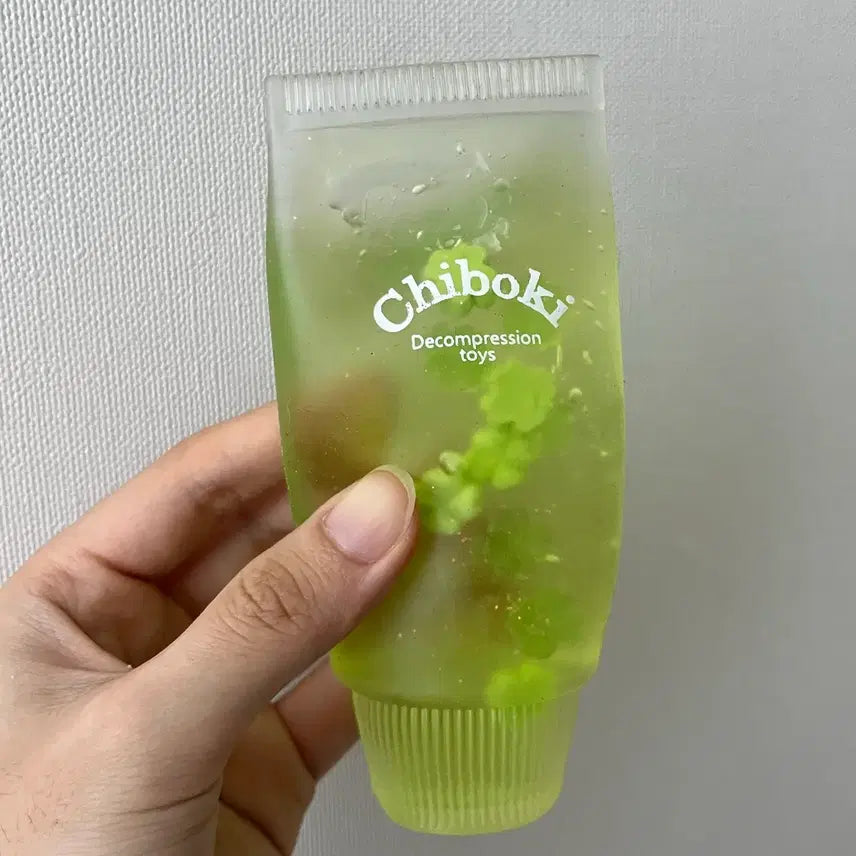 [BUNJANG] Chiboki Clover Paint Toothpaste Squishy / 치보키 클로버 물감 치약 슬랑이 말랑이 타오바오