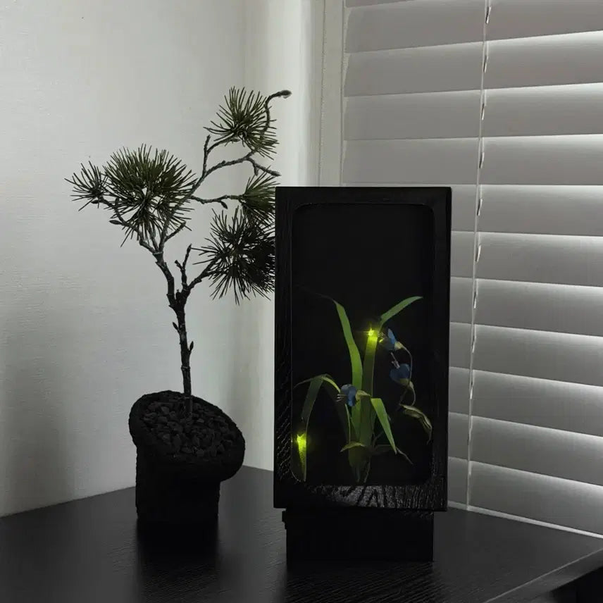 [BUNJANG] Wooden Firefly Lantern Japanese Style Interior Accent / 우드 반딧불이 오브제 무드등 일본소품 고전완구