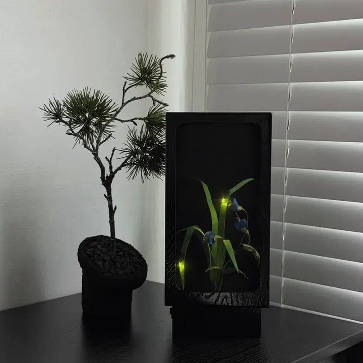 [BUNJANG] Wooden Firefly Lantern Japanese Style Interior Accent / 우드 반딧불이 오브제 무드등 일본소품 고전완구