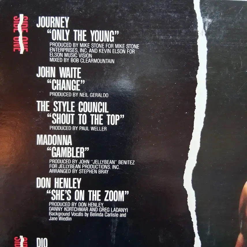 [BUNJANG] Vision Quest Original Soundtrack Vinyl LP / 민트급 최고의 음악과 노래 비전 퀘스트 OST 바이닐 LP 할인