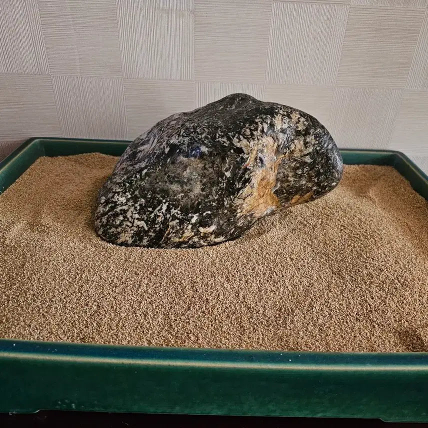 [BUNJANG] Leopard Stone Toad Figurine (Approx. 29cm) / 호피석 두꺼비 호피석입니다 크기 29센치정도