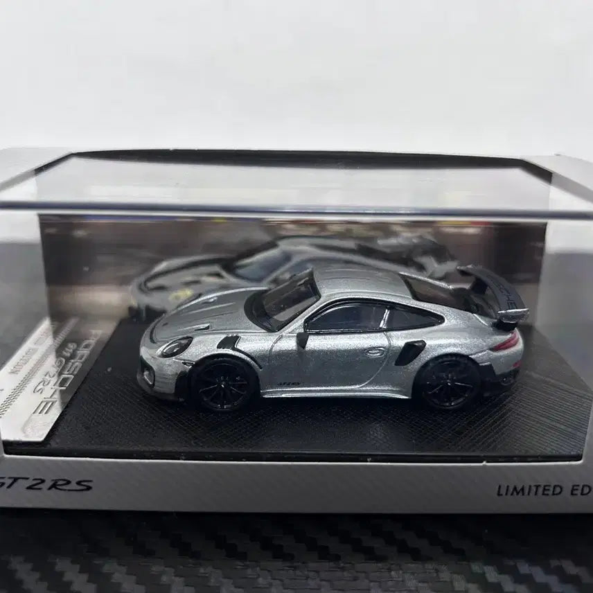 [BUNJANG] Porsche GT2 RS 1:64 Silver Die-cast Model / 포르쉐 gt2 rs 실버 1:64