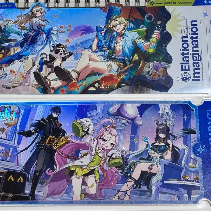 [BUNJANG] HoYoverse Entry Kit Hologram Tickets 2 Types Bundle / 호요랜드 입장키트 홀로그램 티켓 2종 일괄 원신 / 붕괴 스타레일