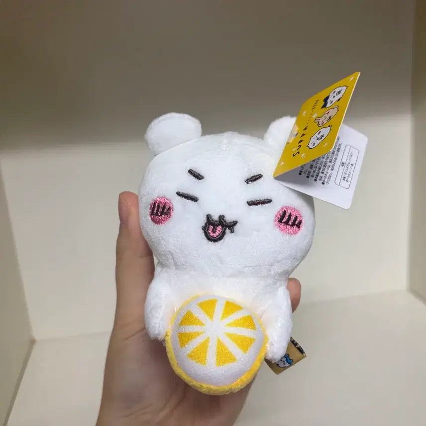 [BUNJANG] Chiikawa Lemon Plush Keychain / 먼작귀 치이카와 레몬 인형 키링