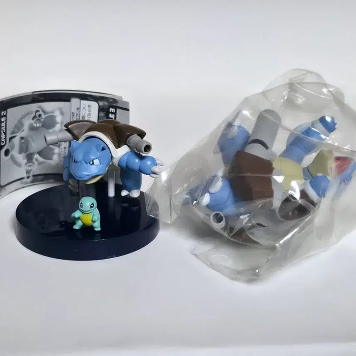 [BUNJANG] Pokemon 3D Figure Set - Squirtle, Blastoise, Mega Blastoise / 최종가격)포켓몬스터 입체도감 피규어 꼬부기,거북왕,메가 거북왕(다른거랑 구매시 추가할인