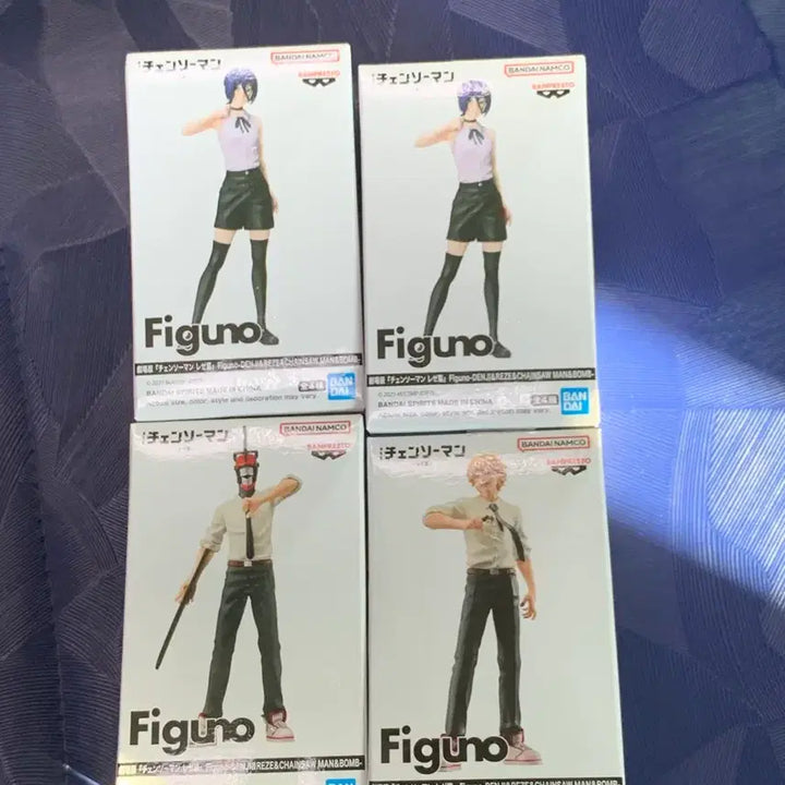 [BUNJANG] Chainsaw Man Figuarts ZERO 4 Types Bundle Set / 체인소맨 figuno 4종 일괄 판매합니다.(레제 2개)