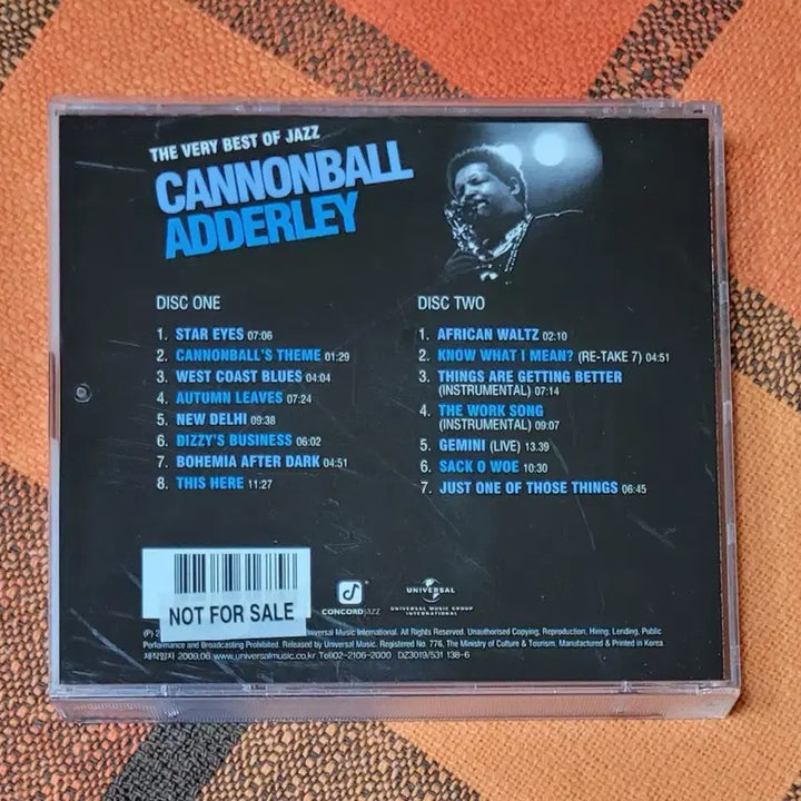 [BUNJANG] Cannonball Adderley 2CD Set / 캐논볼 애덜리 2시디