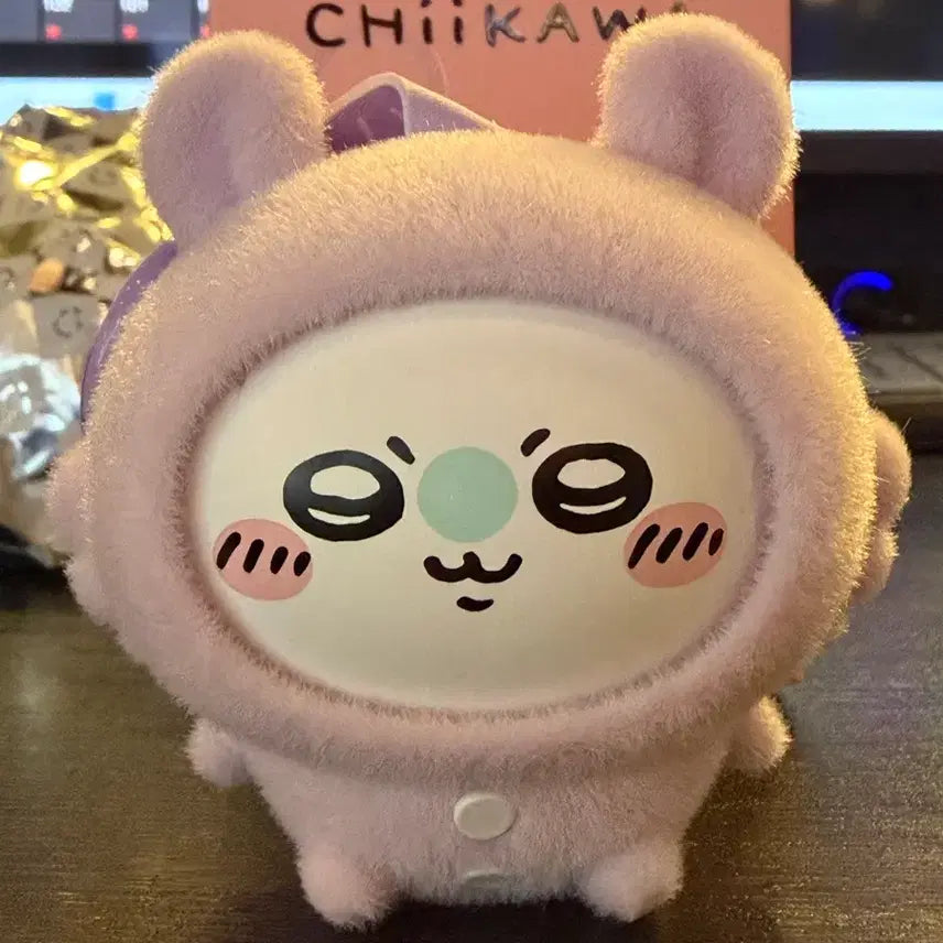 [BUNJANG] Chiikawa Face Change Figure Keyring Momonga Version / (모몽가) 미니소 치이카와 페이스 체인지 피규어 키링
