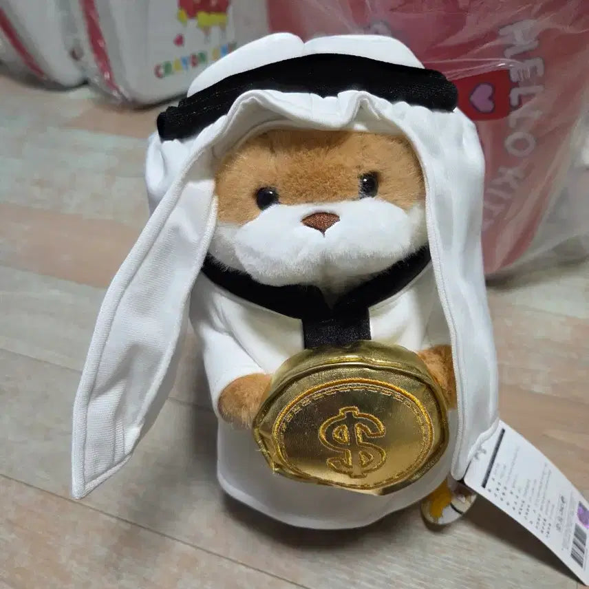 [BUNJANG] Mansuring Uso Uso Jang Brown 27cm Doll / 만수링 우소우소짱 브라운 27cm 인형