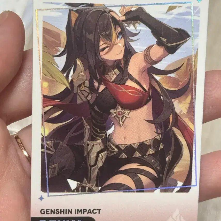 [BUNJANG] Genshin Impact Dehya Gacha Photocard / 데히야 포카 원신 호요랜드 점괘