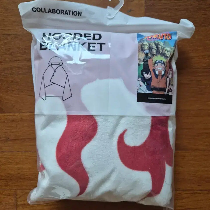 [BUNJANG] SPAO Naruto Hokage Cloak Blanket / 스파오 나루토 호카게 망토 담요